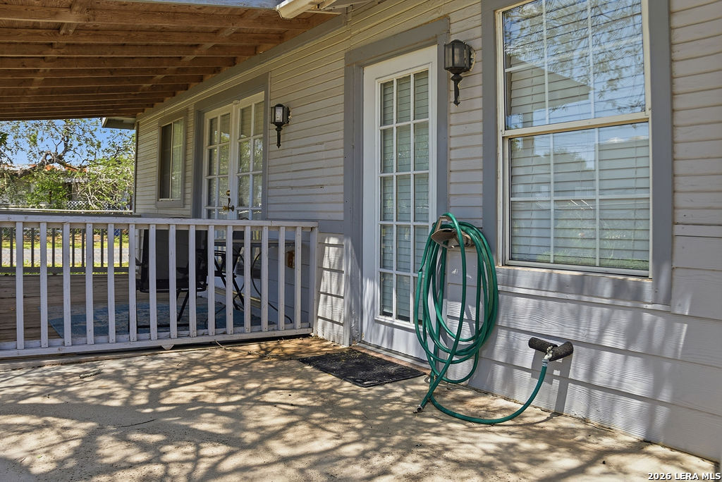 116 Matlock Poth, TX 78147 - Photo 41 of 41 a view of a porch with a door