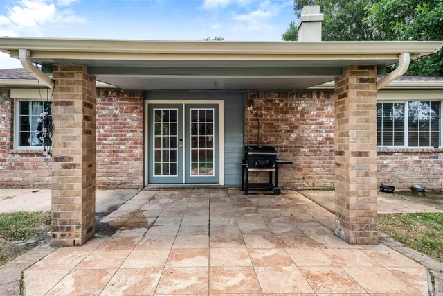 a view of front door