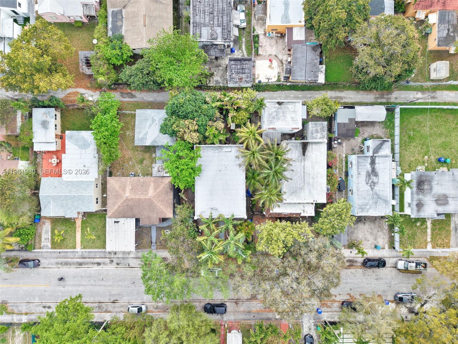 528 Northwest 47th Street, Unit 2 Miami, FL 33127 - Photo 23 of 34 an aerial view of residential houses with outdoor space and street view