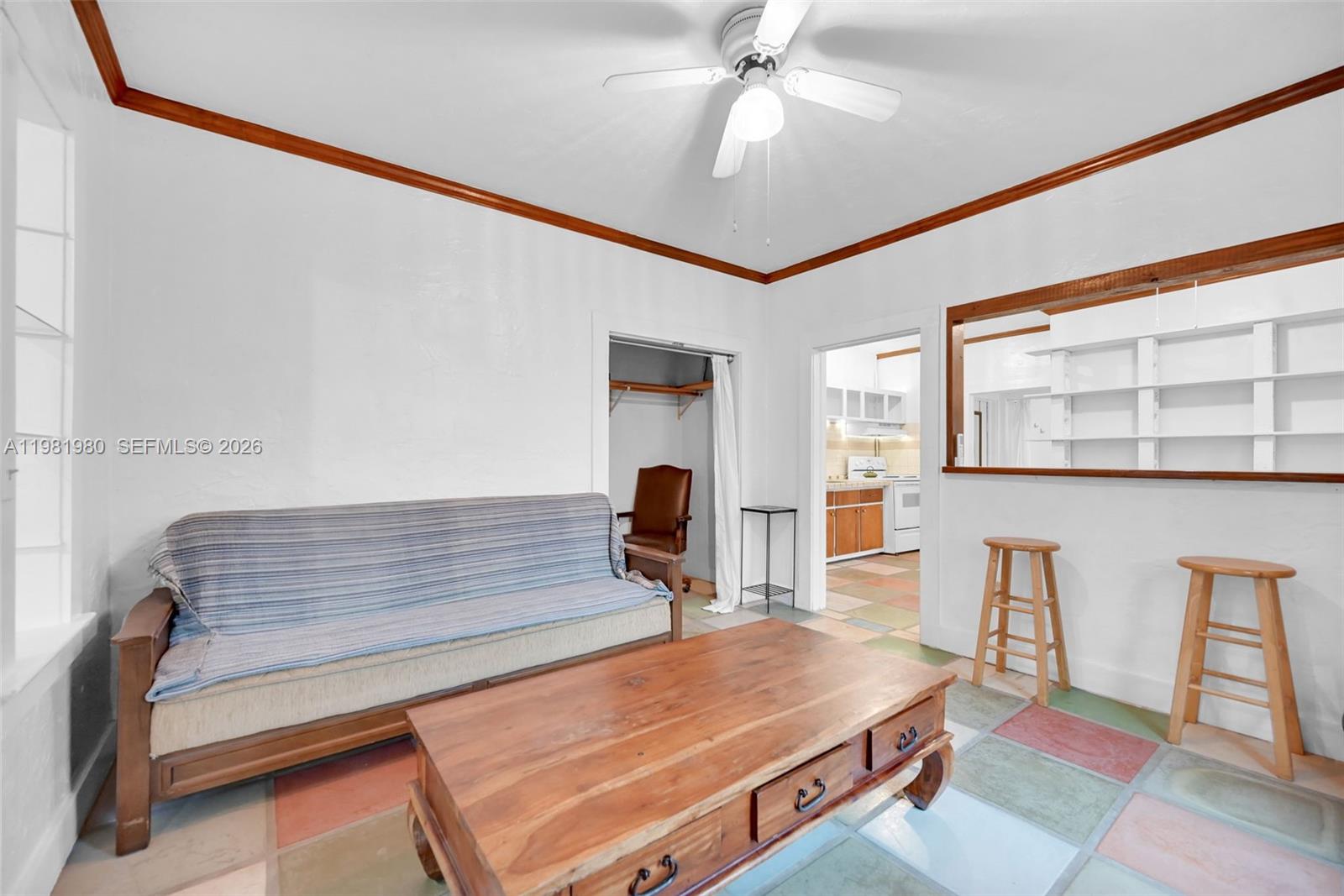 528 Northwest 47th Street, Unit 2 Miami, FL 33127 - Photo 33 of 34 a room with pool table and wooden floor