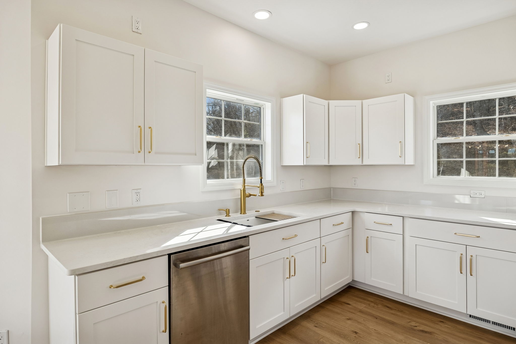 1909 Evergreen Road Thompson's Station, TN 37179 - Photo 14 of 75 a kitchen with white cabinets and white appliances