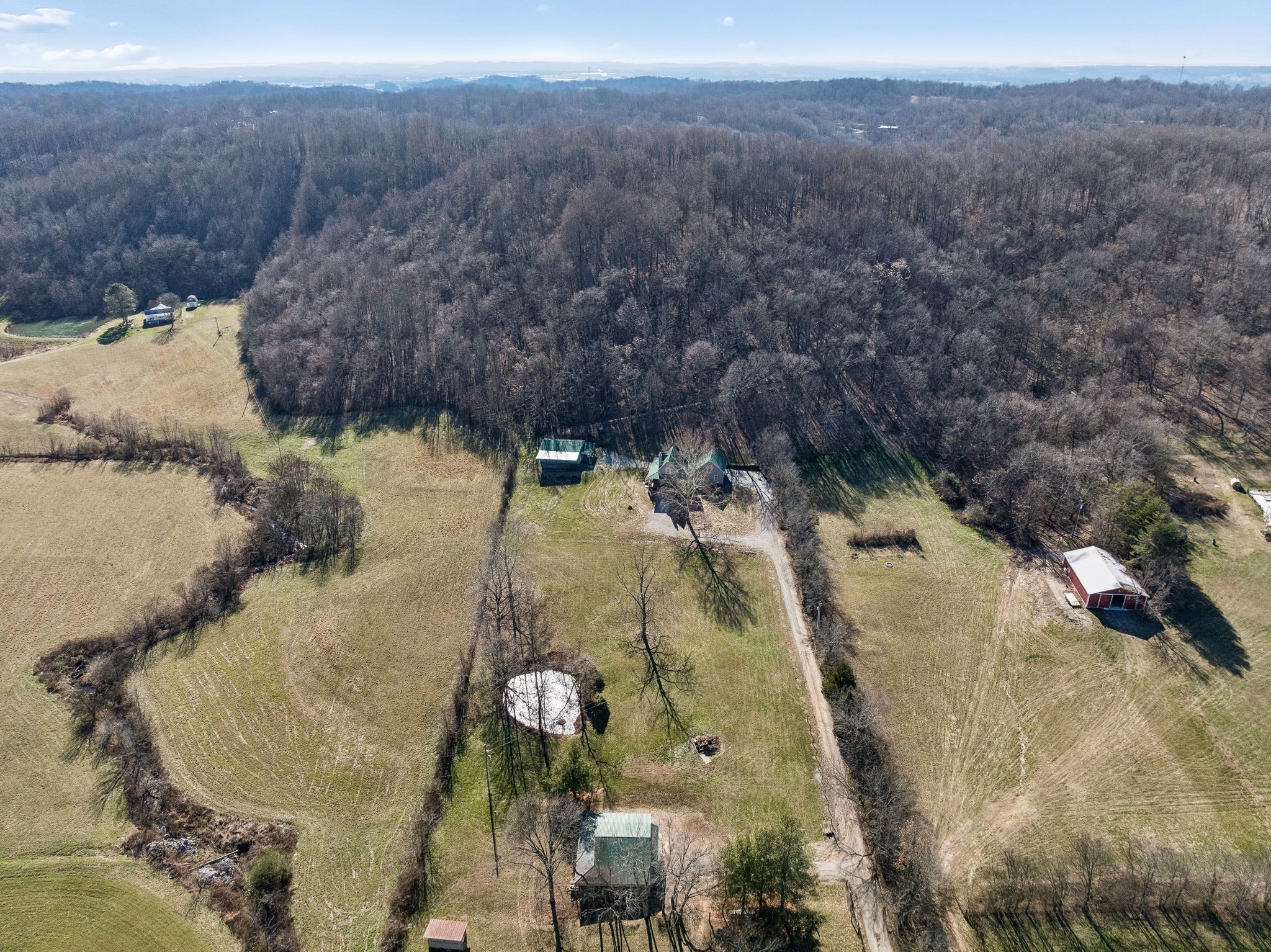 1909 Evergreen Road Thompson's Station, TN 37179 - Photo 72 of 75 an aerial view of a house