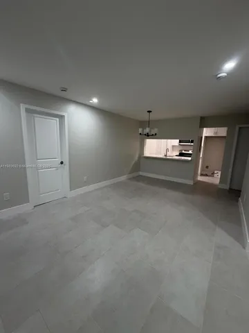 a view of empty room