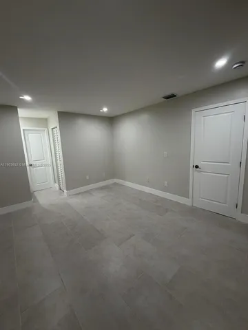 a view of an empty room