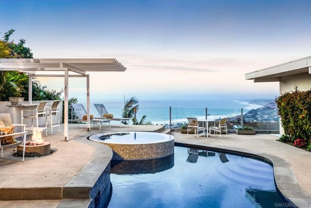 a outdoor space with furniture