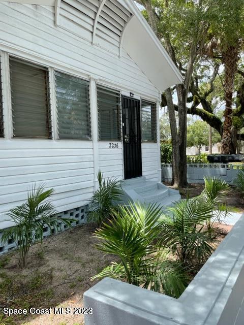 2206 Irwin Street Melbourne, FL 32901 - Photo 12 of 13 a view of a entryway front of house
