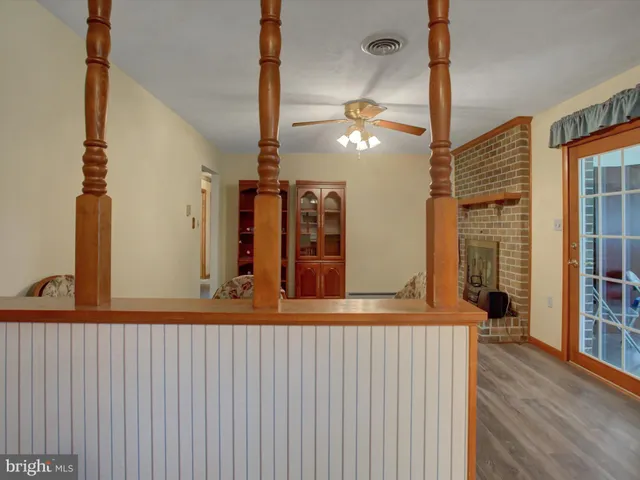 a view of a house with a balcony