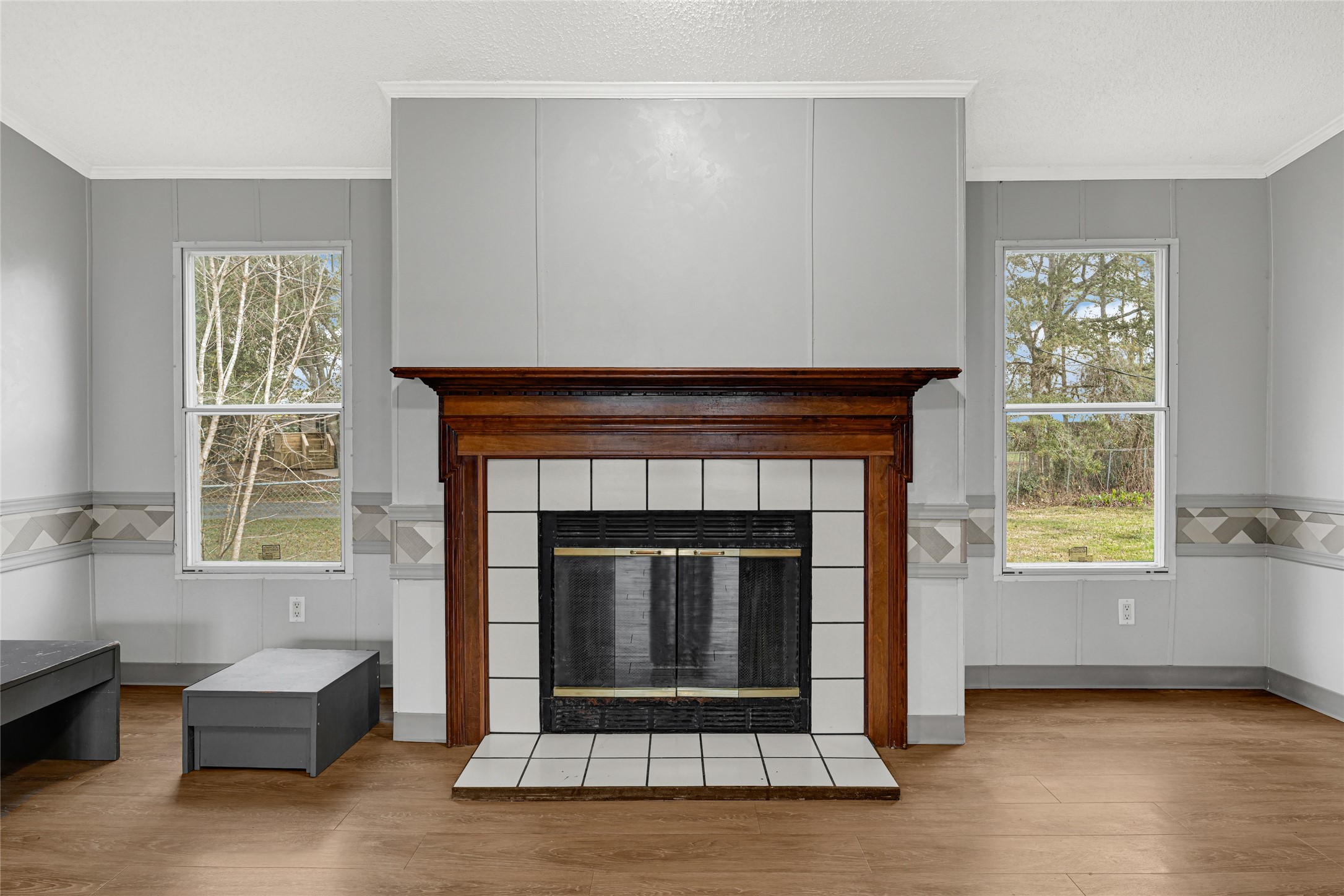 3725 Allen Road Pearland, TX 77584 - Photo 20 of 43 a living room with furniture and a fireplace