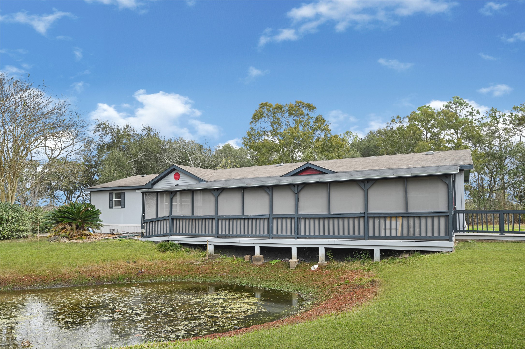 3725 Allen Road Pearland, TX 77584 - Photo 43 of 43 a view of a house with a swimming pool