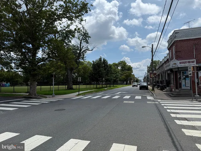 a car parked on the side of a street