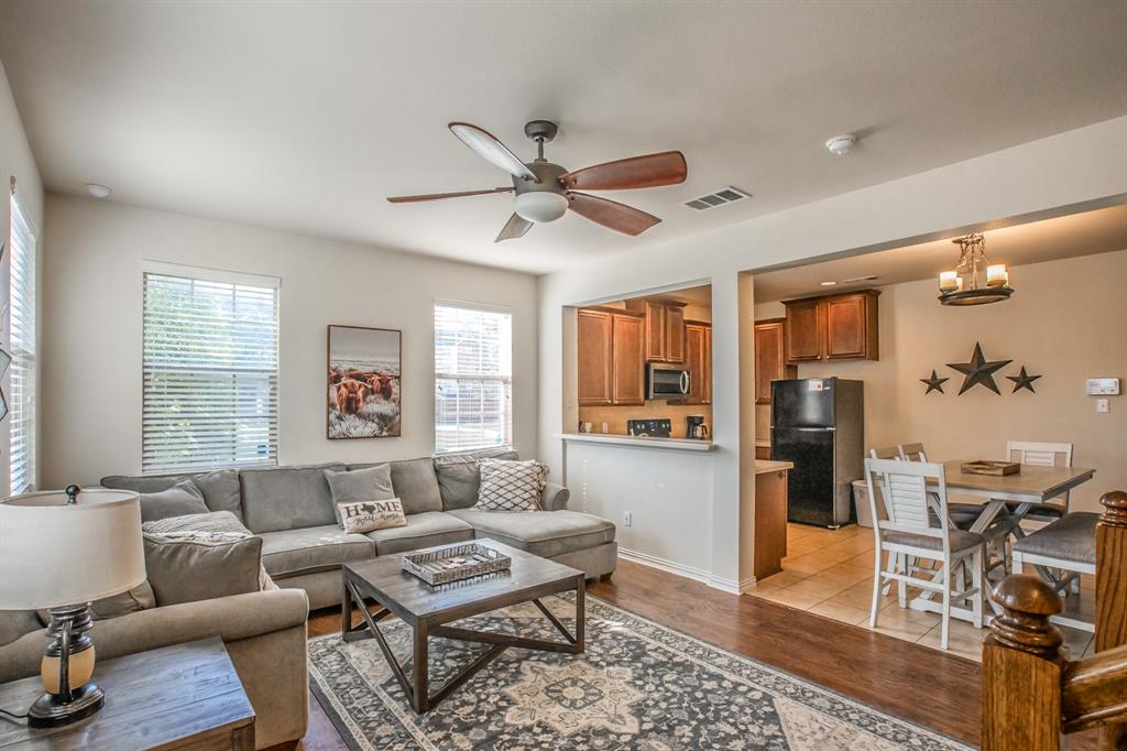 6801 Sandshell Boulevard Fort Worth, TX 76137 - Photo 4 of 28 a living room with furniture a table and a large window
