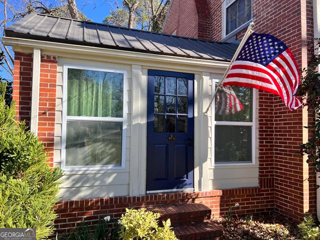 a park view with a tree