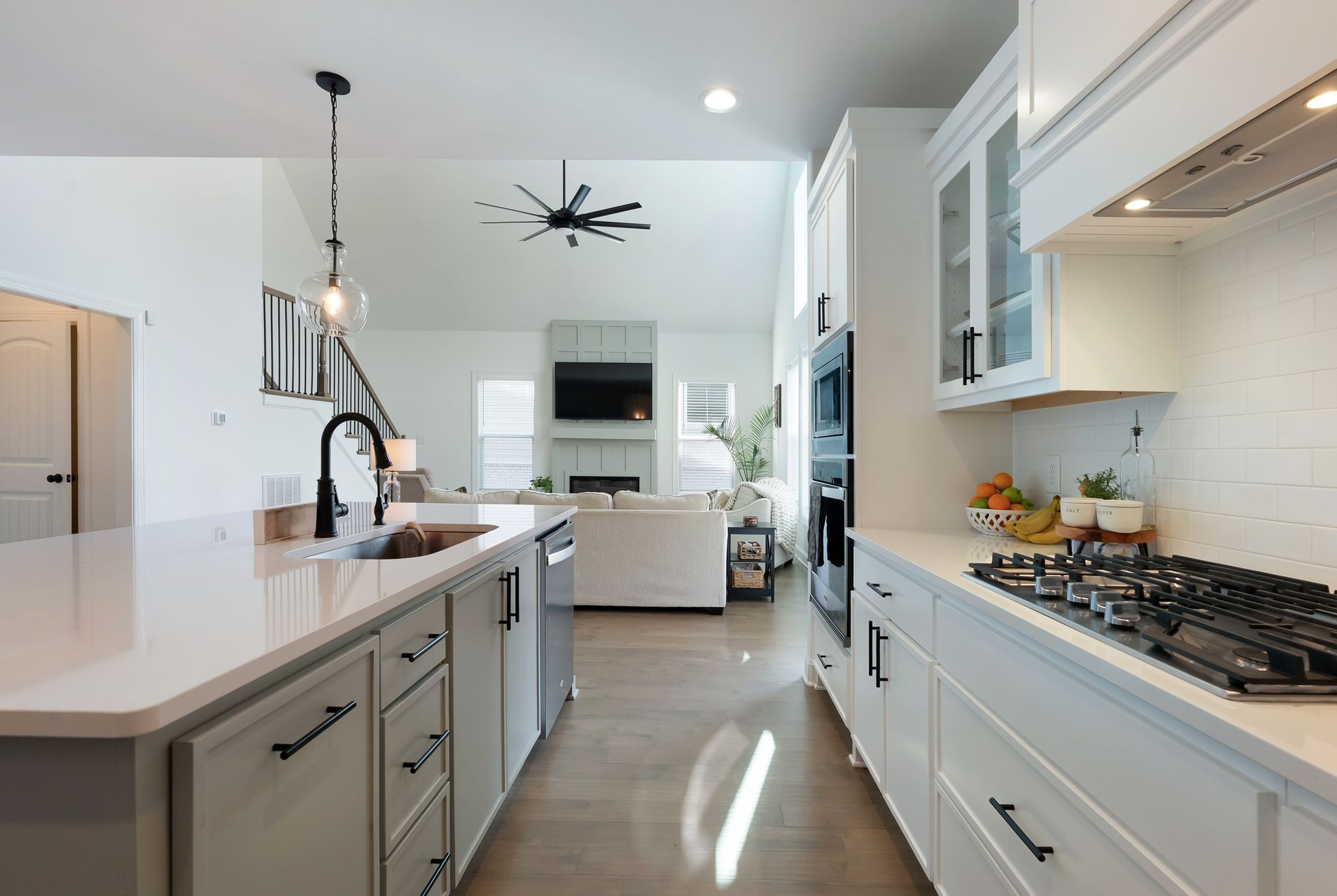 503 Smokey Ridge La Vergne, TN 37086 - Photo 11 of 38 a kitchen with kitchen island granite countertop a sink stainless steel appliances and cabinets
