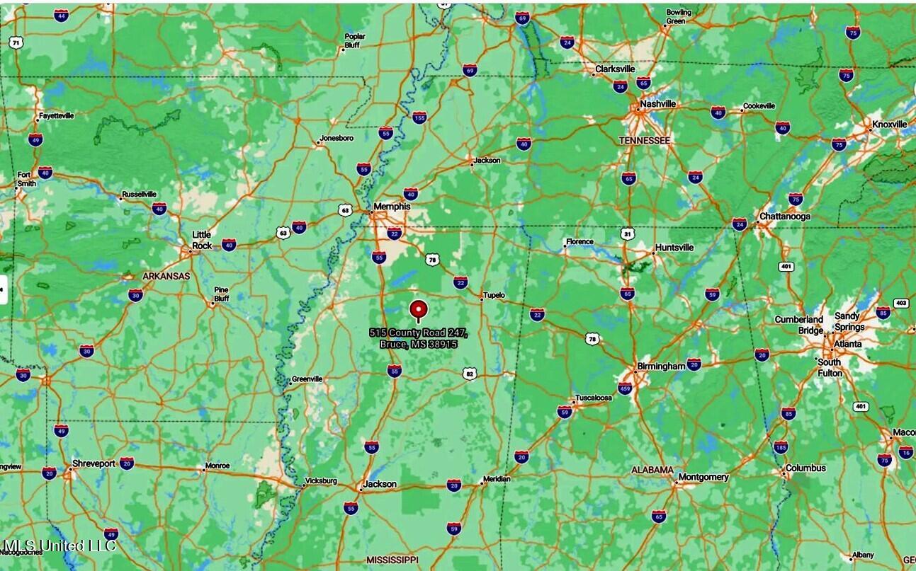 515 County Road 247, Unit COUNTRY Bruce, MS 38915 - Photo 55 of 56 Map3