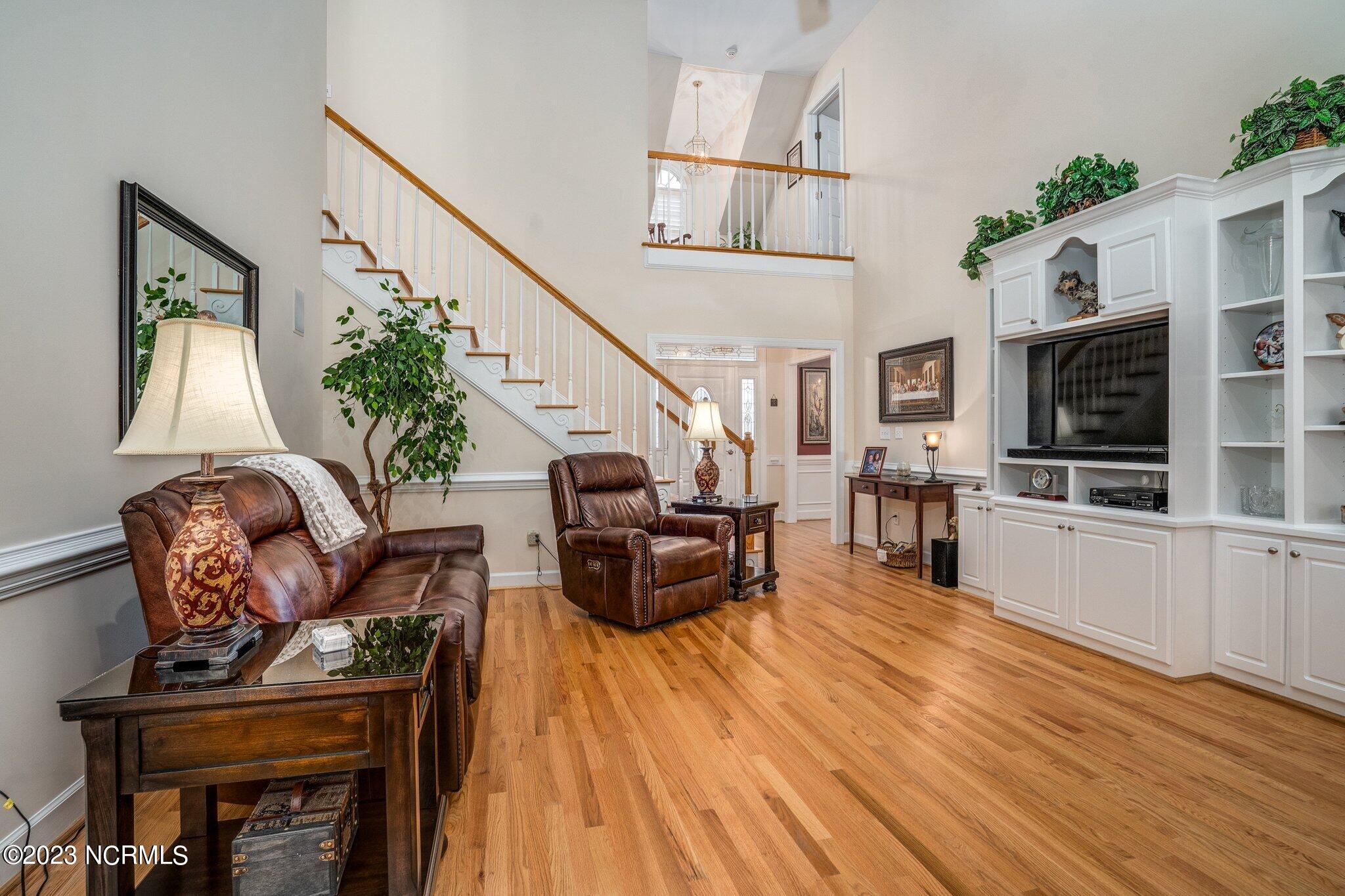 4292 Olde Bass Farm Road Rocky Mount, NC 27804 - Photo 12 of 41 Great Room features Built-In Bookshelves...