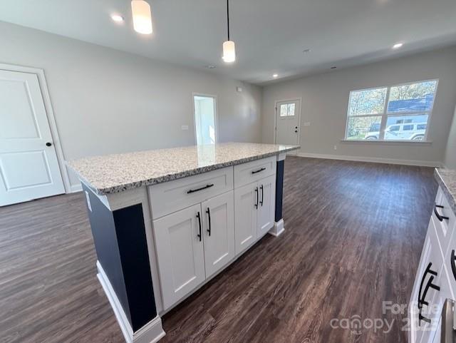 212 Queens Court Gastonia, NC 28052 - Photo 16 of 42 a spacious bathroom with a granite countertop sink and a mirror