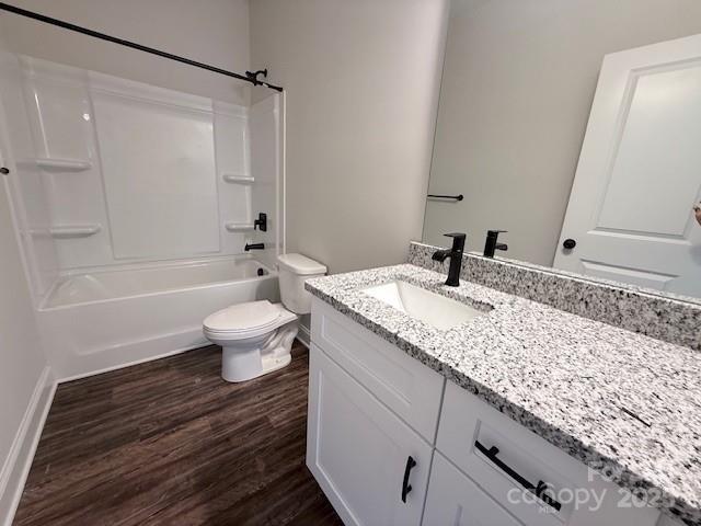 212 Queens Court Gastonia, NC 28052 - Photo 33 of 42 a bathroom with a granite countertop sink toilet and shower
