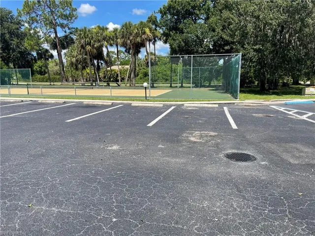 a view of a basketball court