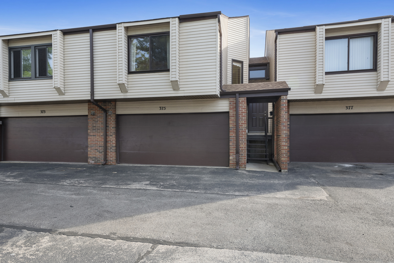 a house view with a outdoor space