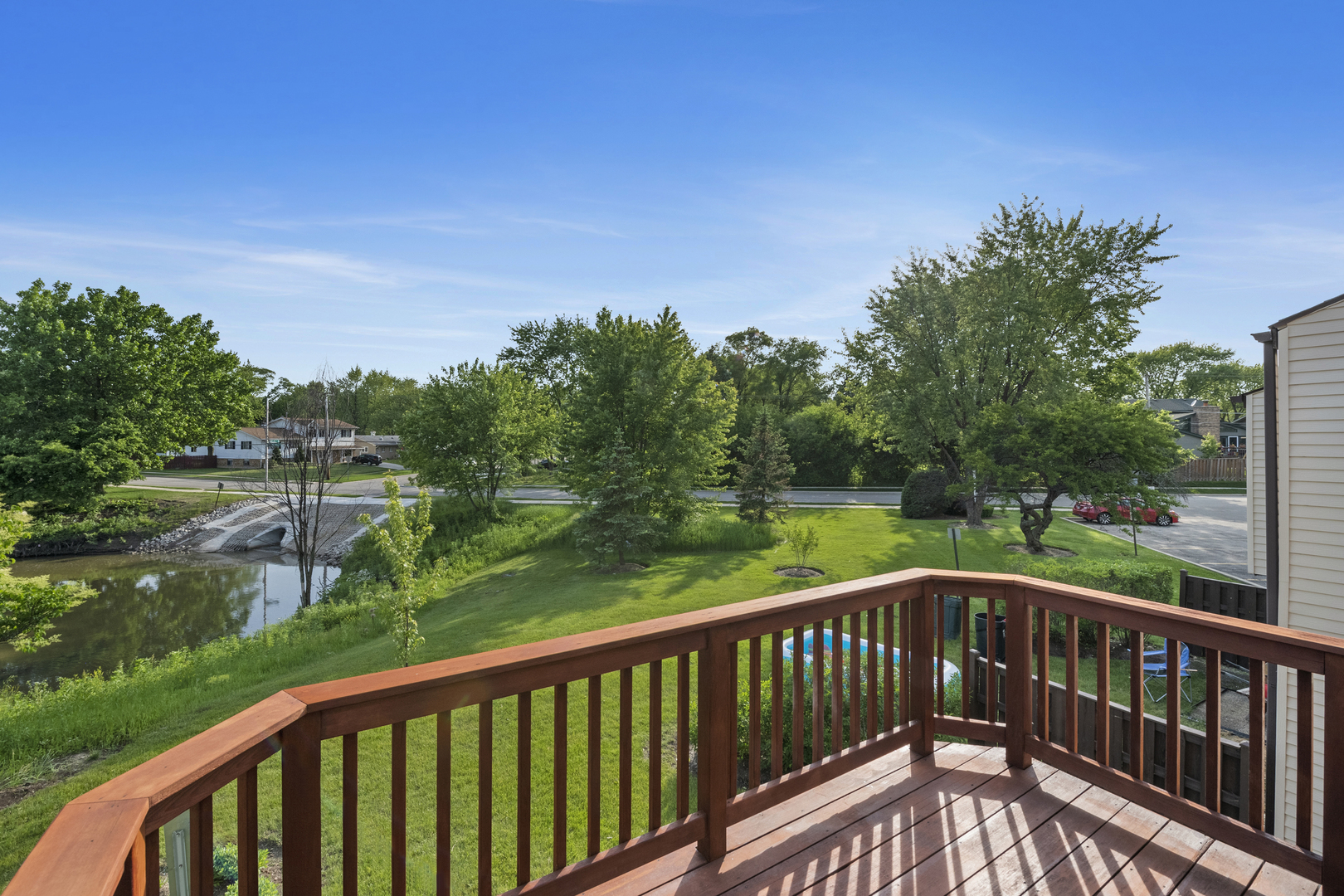 375 Juniper Tree Court Hoffman Estates, IL 60169 - Photo 11 of 24 a view of a deck with a yard