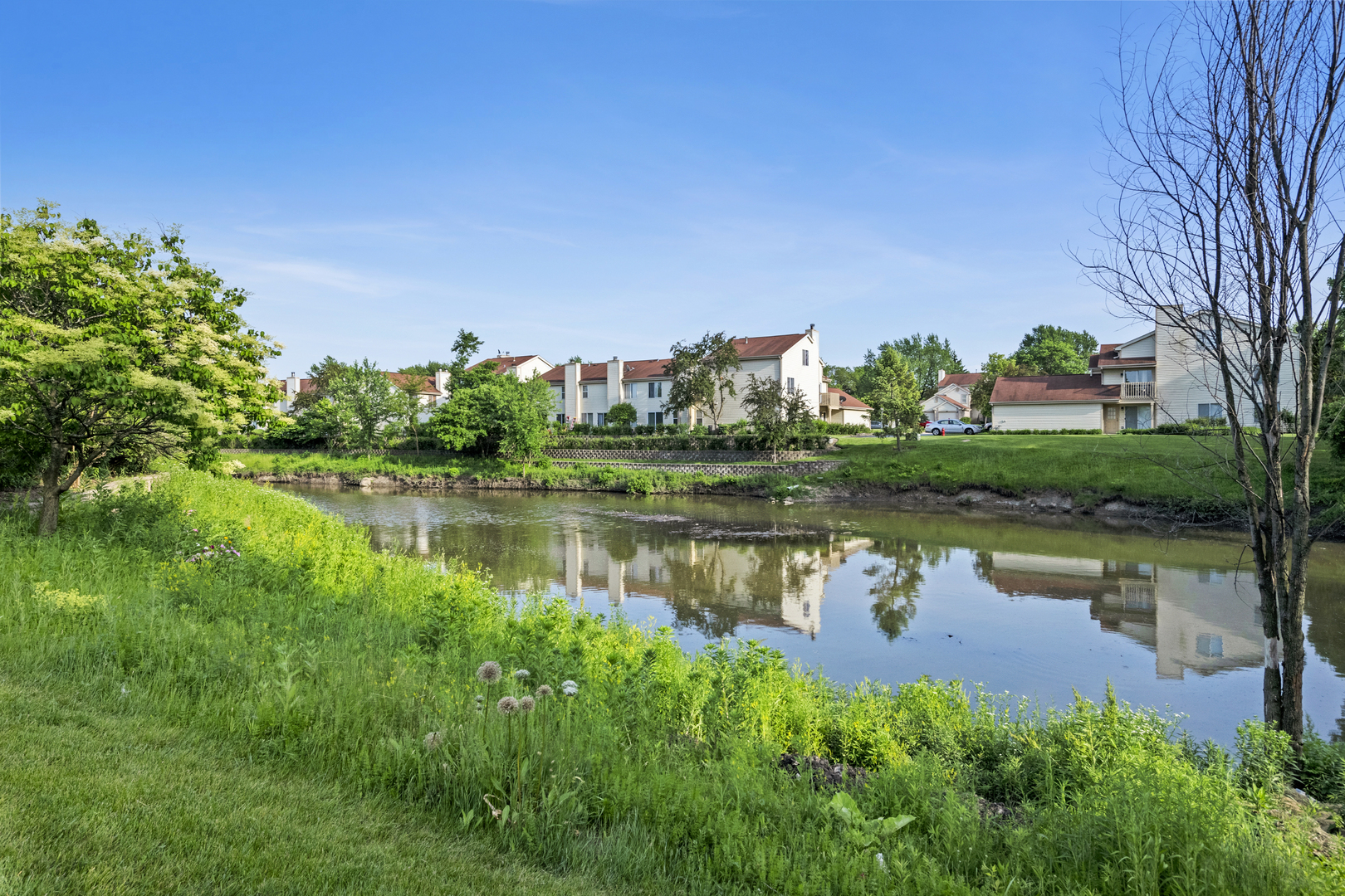 375 Juniper Tree Court Hoffman Estates, IL 60169 - Photo 21 of 24 a view of lake with a house in background
