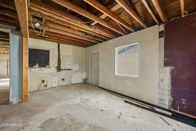 a view of an empty room