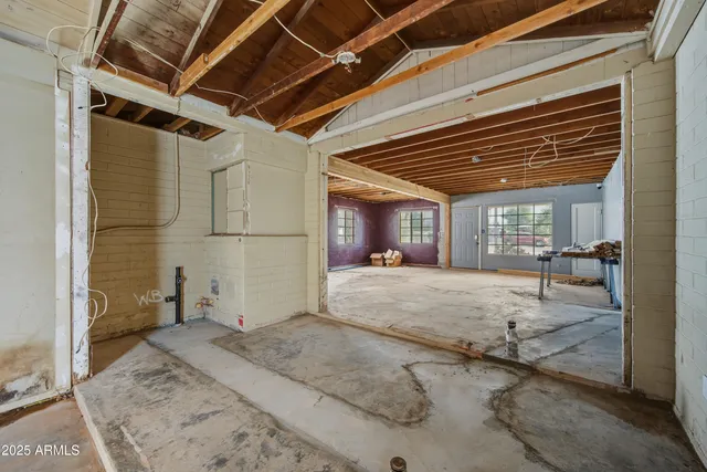 a view of an empty room