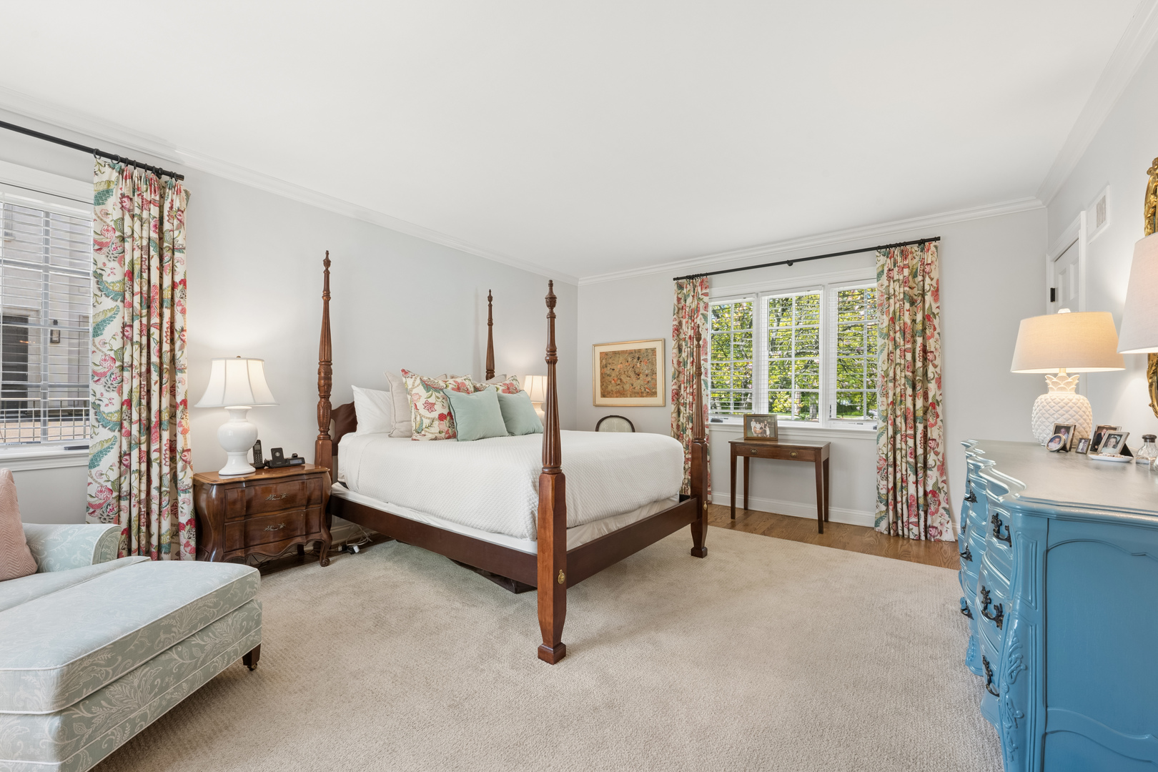 936 Sunset Road Winnetka, IL 60093 - Photo 27 of 50 a bedroom with a bed chair and a window