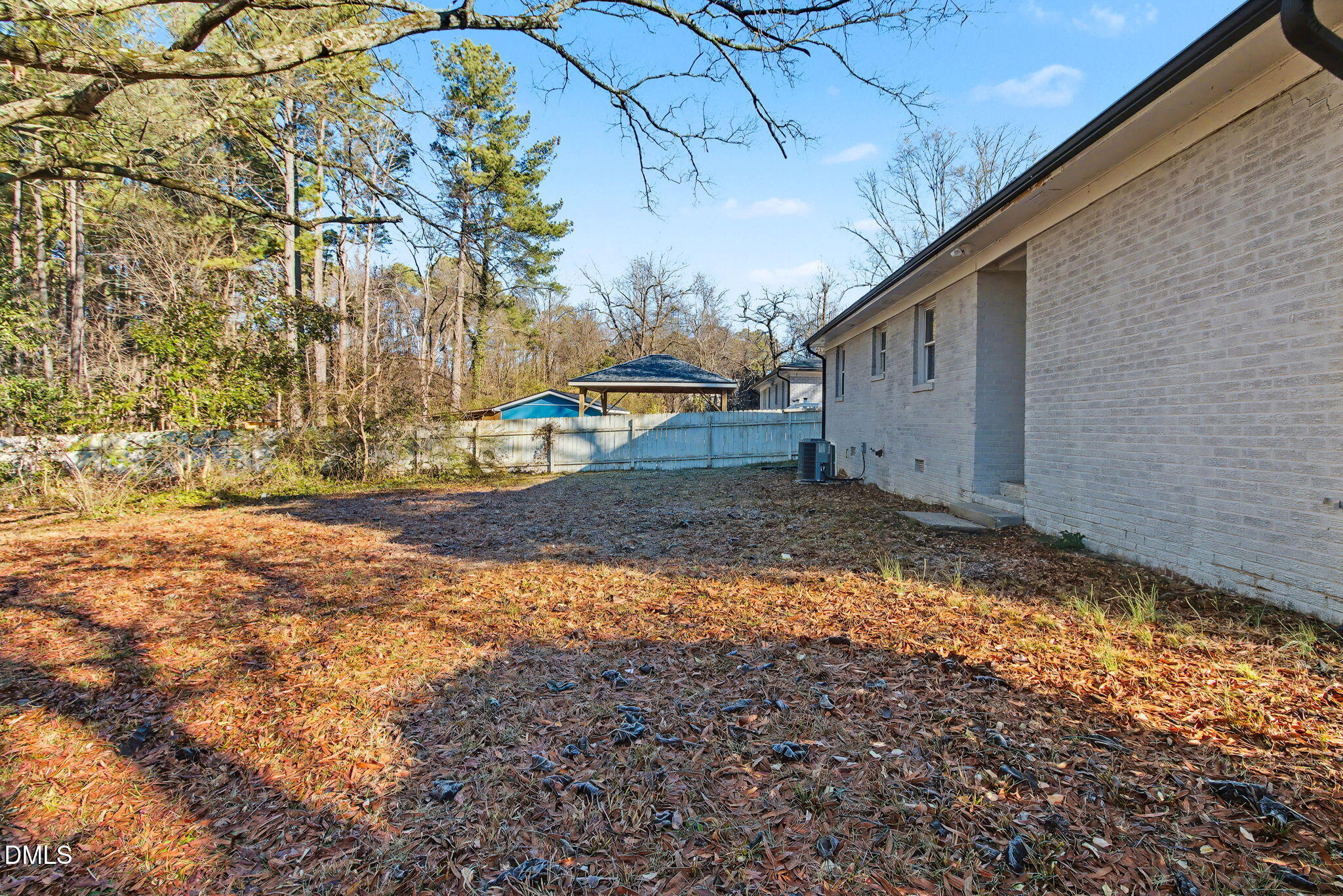626 South Hoover Road Durham, NC 27703 - Photo 5 of 21 a view of a backyard of the house