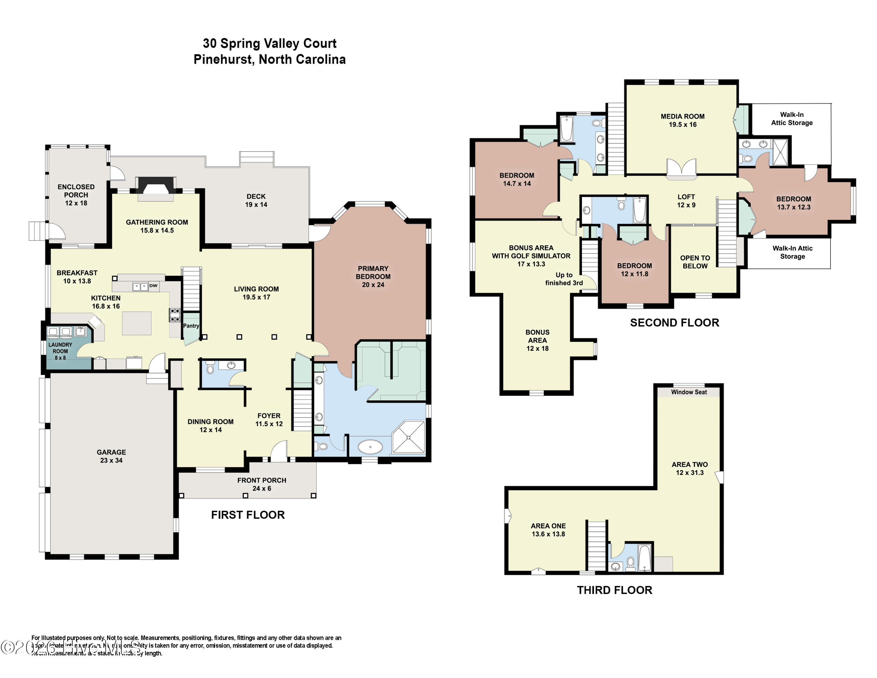 30 Spring Valley Court Pinehurst, NC 28374 - Photo 66 of 66 30_SpringValley_floorplan