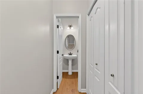 wooden floor in a gallery