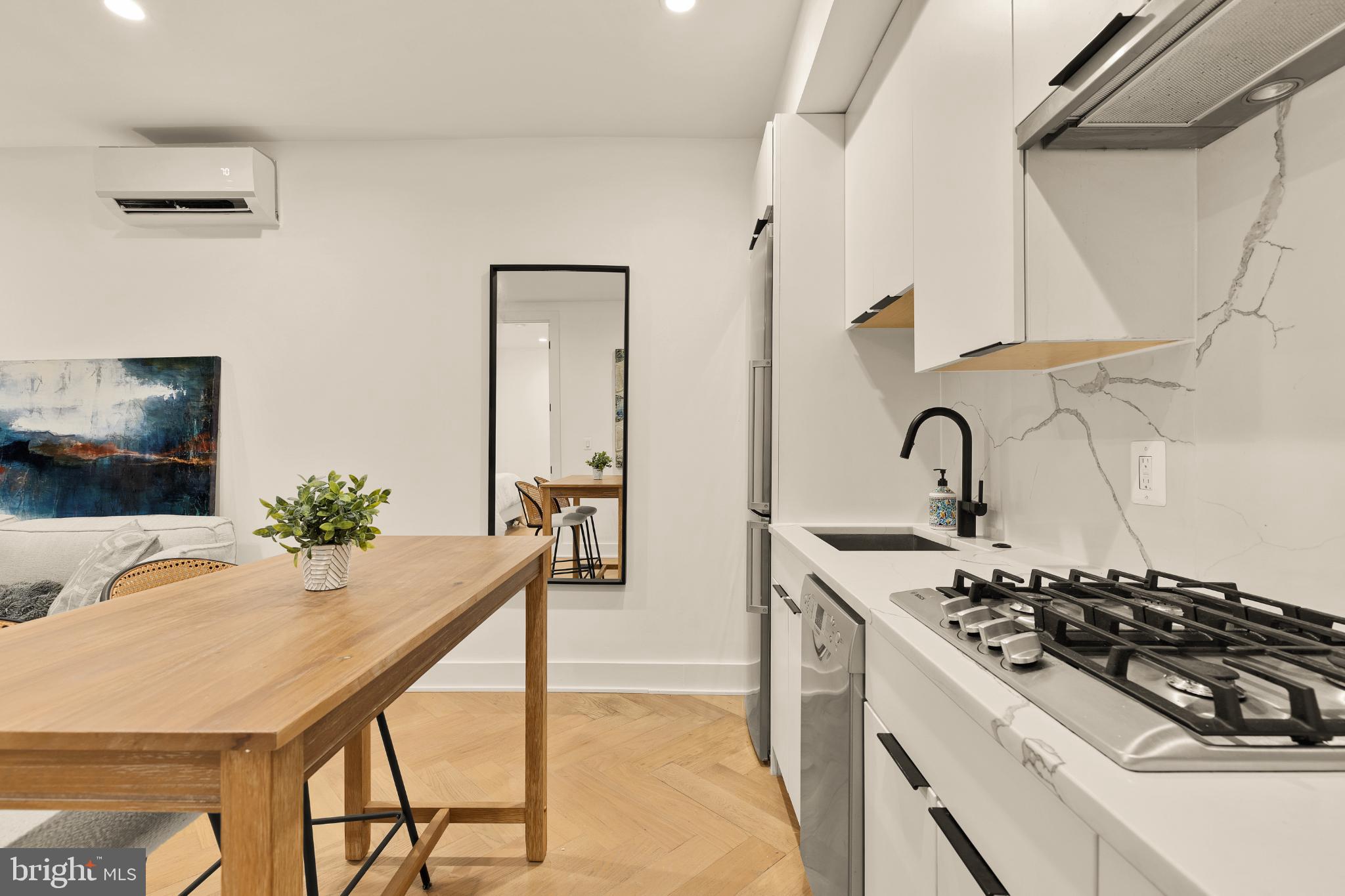 1225 11th Street Northwest, Unit 2 Washington, DC 20001 - Photo 8 of 20 Modern kitchen with sleek design elements.