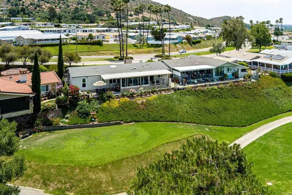 a house view with a outdoor space