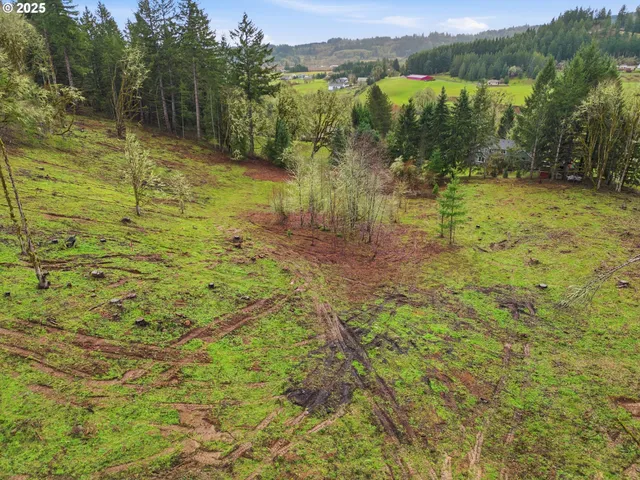 a view of lake with green space