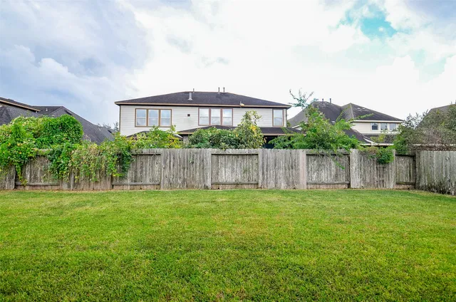 a view of a porch with a backyard