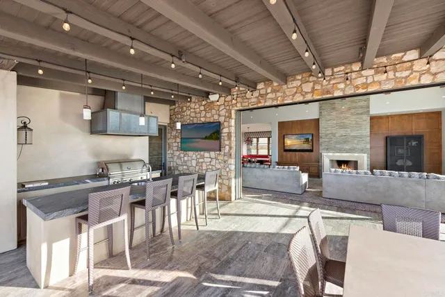 a view of swimming pool with lounge chair