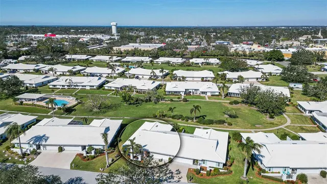 a view of a house with a balcony