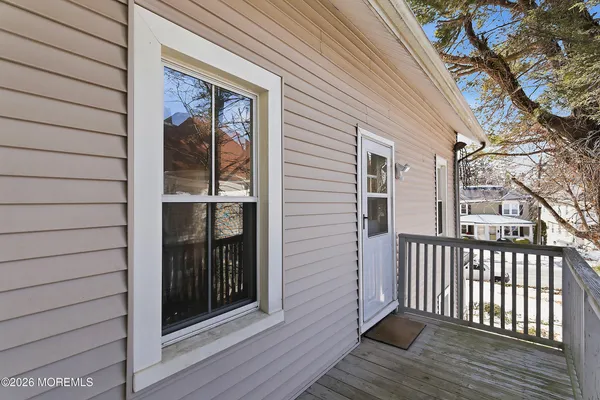 a view of a house with a deck