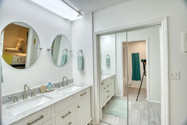 a view of a house with a street