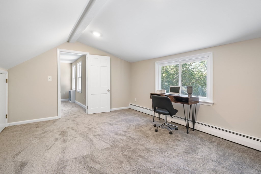 31 Terrace Drive Worcester, MA 01609 - Photo 23 of 42 a view of a workspace with furniture and a window