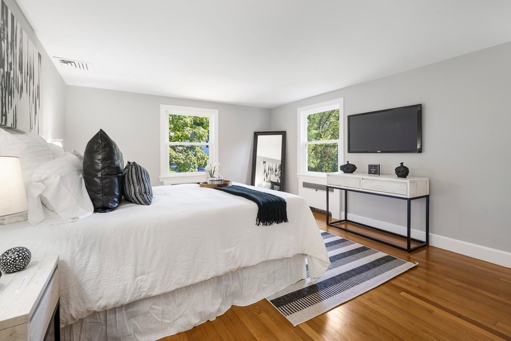 31 Terrace Drive Worcester, MA 01609 - Photo 24 of 42 a bedroom with a bed and a flat screen tv