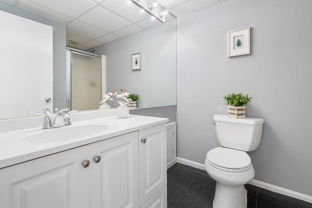 31 Terrace Drive Worcester, MA 01609 - Photo 32 of 42 a bathroom with a toilet a sink and mirror