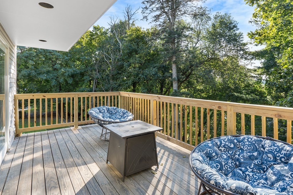 31 Terrace Drive Worcester, MA 01609 - Photo 34 of 42 a view of balcony with wooden floor and outdoor seating