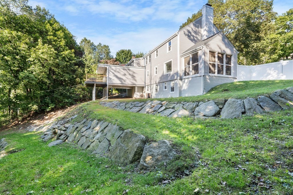 31 Terrace Drive Worcester, MA 01609 - Photo 36 of 42 a view of a big house with a big yard plants and large trees