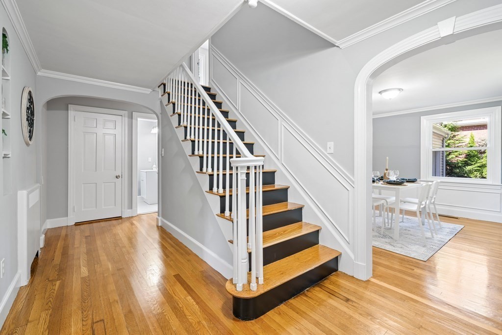 31 Terrace Drive Worcester, MA 01609 - Photo 8 of 42 a view of entryway and hall with wooden floor