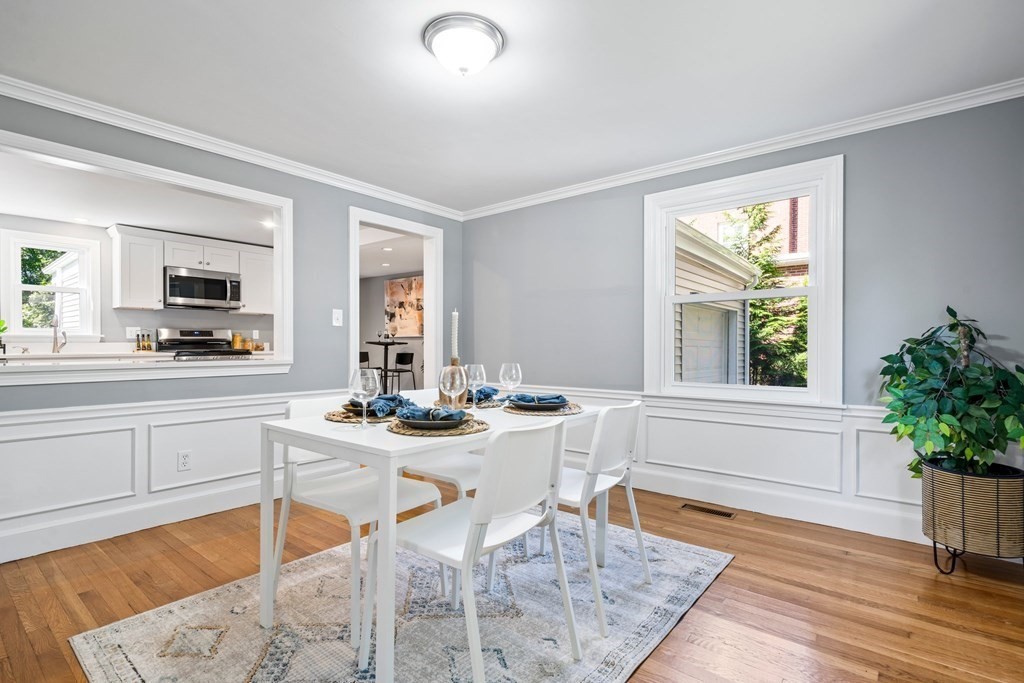 31 Terrace Drive Worcester, MA 01609 - Photo 9 of 42 a view of a dining room with furniture and a potted plant