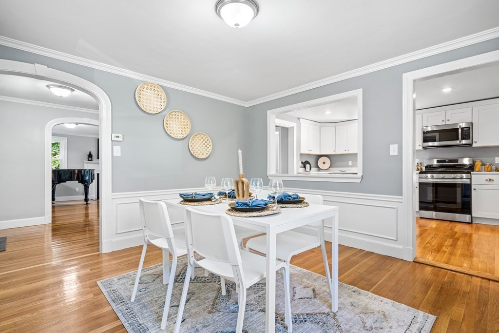 31 Terrace Drive Worcester, MA 01609 - Photo 10 of 42 a view of a dining room with furniture and wooden floor