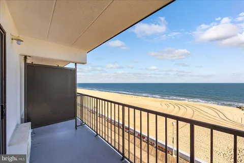 a view of an ocean and beach