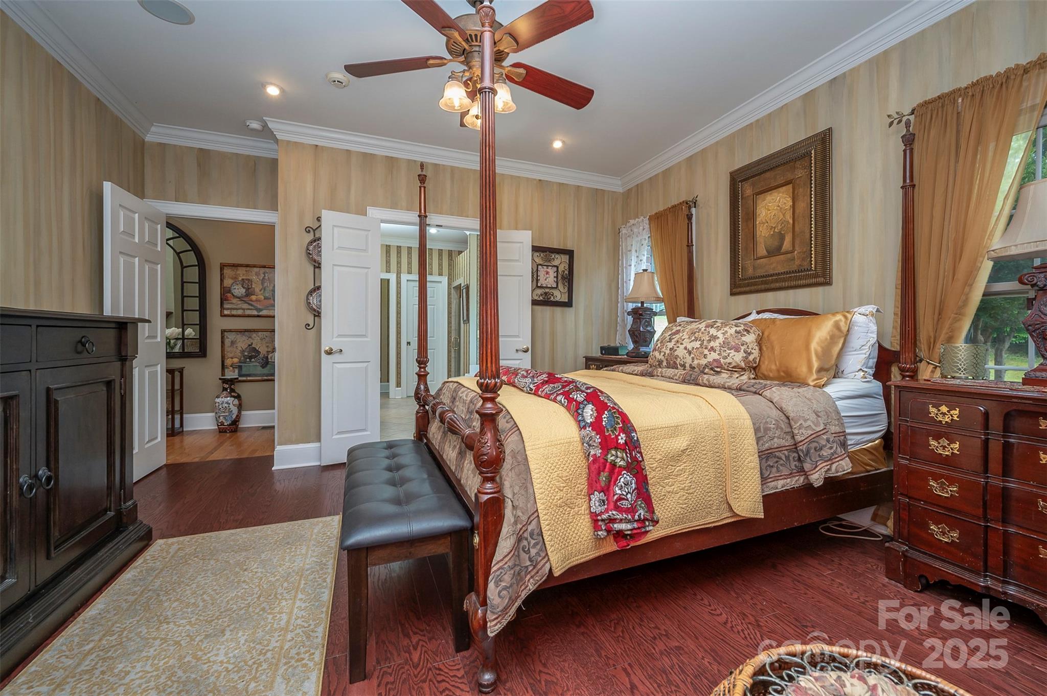 147 Pumkin Patch Road Rutherfordton, NC 28139 - Photo 12 of 47 a bedroom with a large bed and a tv
