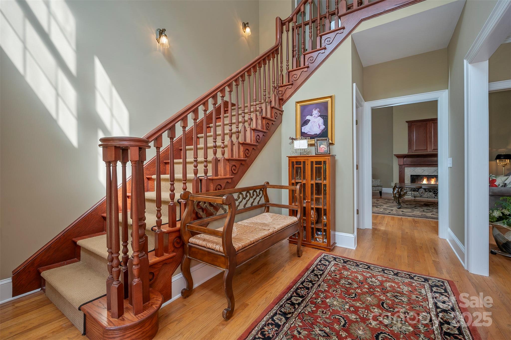 147 Pumkin Patch Road Rutherfordton, NC 28139 - Photo 6 of 47 a living room with wooden floor and stairs